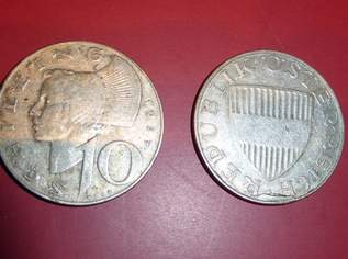 Österreichische Silbermünze 10 Schilling 1958, 9 €, Marktplatz-Sammlungen & Haushaltsauflösungen in 2560 Gemeinde Berndorf