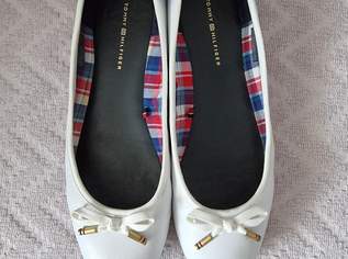 NEUWERTIG! Original Tommy Hilfiger Ballerinas weiß - OP 99,90