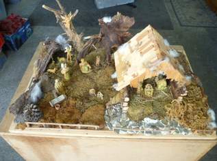 Weihnachts Krippenstall inkl. Figuren, 65 €, Marktplatz-Spiele, Bastelmaterial & Modellbau in 5201 Seekirchen am Wallersee
