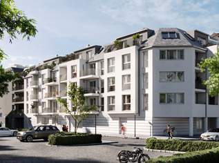 ZUM JUNGBRUNNEN! Happy to be here... Perfekte 2-Zimmer Wohnung mit West-Balkon! Beste Infrastruktur + Hochwertige Materialien + Garagenplatz optional!, 237150 €, Immobilien-Wohnungen in 2130 Mistelbach