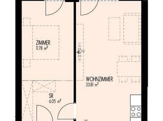 Nahe FH Joanneum und Auster I Moderne Wohnung mit Ausblick, 687.61 €, Immobilien-Wohnungen in 8020 