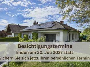Wohnhaus mit Garten, Pool & Blick bis ins Gebirge! Besichtigungstermine finden am 30. Juli 2027 statt., 499000 €, Immobilien-Häuser in 4073 Wilhering