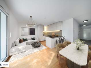 Riverside Living Alte Donau: Moderne Eigentumswohnung mit großzügigem Garten - PROVISIONSFREI!, 371000 €, Immobilien-Wohnungen in 1220 Donaustadt