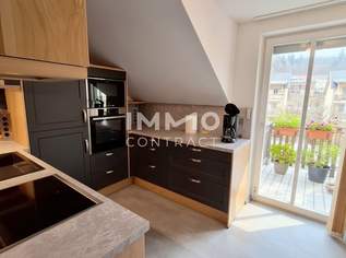 Sehr gepflegte und möblierte Eigentumswohnung im Dachgeschoss mit Balkon - Stadtrand von Waidhofen, 125000 €, Immobilien-Wohnungen in 3340 Gemeinde Waidhofen an der Ybbs