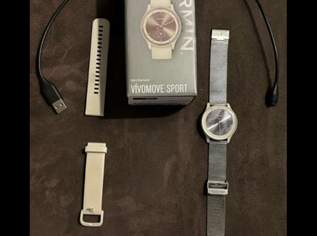 Wie neu - Garmin vivomove sport Smartwatch, 99.99 €, Kleidung & Schmuck-Accessoires, Uhren, Schmuck in 9500 Villach