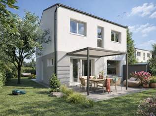 Nachhaltiges Ziegelmassiv-Niedrigenergiehaus | PV-Anlage, LWP, Eigengarten & Carport, 484900 €, Immobilien-Häuser in 2460 Gemeinde Bruck an der Leitha