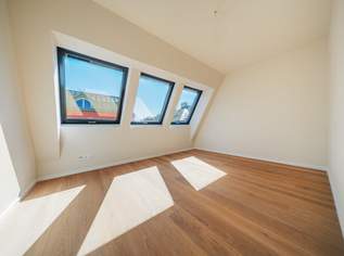ESSENZ NO. 1 - Dachgeschoss-Erstbezug (54 m²) mit wenig Schrägen | 8 m² Balkon, 2 Zimmer, 695000 €, Immobilien-Wohnungen in 1050 Margareten
