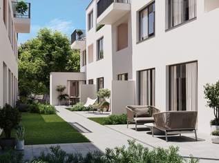 ZWEI22 - Der Neubau zum doppelten Glück - Traumhafte Gartenwohnung in Hofruhelage mit Fernwärme. - WOHNTRAUM, 278861.75 €, Immobilien-Wohnungen in 1220 Donaustadt