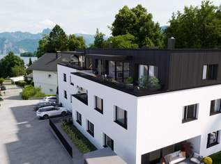 3-Zi.-Neubauwohnung mit Garten in Seenähe, Projekt TW02, 442000 €, Immobilien-Wohnungen in 4813 Altmünster