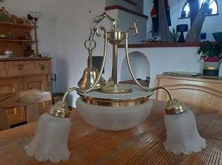 Hängeleuchte Lampe Licht Luster Sölken Leuchten, 5760 Arnstorf, Österreich, alt, ca. 70er, 80er, 90er Jahre, 120 €, Marktplatz-Antiquitäten, Sammlerobjekte & Kunst in 4611 Buchkirchen