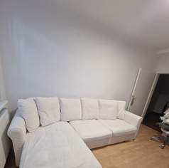 Ecksofa mit Bettfunktion und Bettkasten