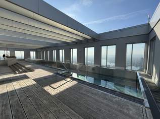VIENNA TWENTYTWO I Rooftop Pool I U-Bahn-Station U1 Kagran I Helle Wohnung mit Loggia I Alte Donau Nähe I Exklusive Ausstattung, 1577.28 €, Immobilien-Wohnungen in 1220 Donaustadt