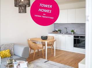 Rooftop Living bei der U1 Kagran – TOWER HOMES, 865 €, Immobilien-Wohnungen in 1220 Donaustadt