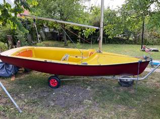 Segeljolle mit vor und Hauptsegel renoviert, 800 €, Auto & Fahrrad-Boote in 2325 Gemeinde Himberg