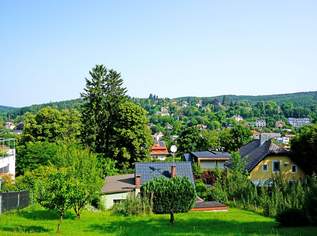 Großes Grundstück in Top-Aussichtslage mit gut vermietbarem Häuschen, 390000 €, Immobilien-Grund und Boden in 3021 Pressbaum