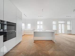 Großzügige Altbau-Residenz mit Balkon, Loggia & drei En-Suite-Bädern, 4990 €, Immobilien-Wohnungen in 1190 Döbling