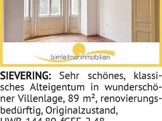 SIEVERING: Sehr schö nes, klas si -, 0 €, Immobilien-Wohnungen in 1190 Döbling SIEVERING: Sehr schö nes, klas si -, 0 €, Immobilien-Wohnungen in 1190 Döbling