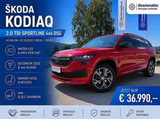 Kodiaq 2.0 TDI Sportline 4x4 DSG |MATRIX|AHK|MEMORY|, 36990 €, Auto & Fahrrad-Autos in 9300 Sankt Veit an der Glan Kodiaq 2.0 TDI Sportline 4x4 DSG |MATRIX|AHK|MEMORY|, 36990 €, Auto & Fahrrad-Autos in 9300 Sankt Veit an der Glan