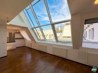Exklusive DG-Maisonette mit Terrasse und spektakulärem Weitblick über Wien, 3490 €, Immobilien-Wohnungen in 1010 Innere Stadt