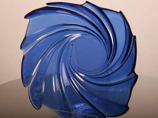 Blaue Glasschale 30cm, 29 €, Haus, Bau, Garten-Geschirr & Deko in 1200 Brigittenau
