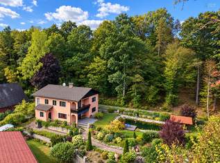 WOHNIDYLLE AM WIENERWALD – TRAUMGARTEN MIT SCHWIMMTEICH & PAVILLON IN ABSOLUTER RUHELAGE, 690000 €, Immobilien-Häuser in 3004 Riederberg