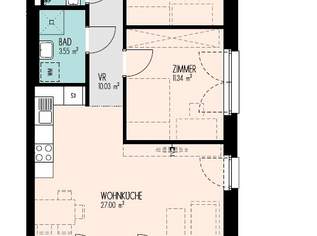 Urbaner Wohnkomfort | Helle 3-Zimmer-Wohnung mit Balkon, 1052.1 €, Immobilien-Wohnungen in 8020 Urbaner Wohnkomfort | Helle 3-Zimmer-Wohnung mit Balkon, 1052.1 €, Immobilien-Wohnungen in 8020