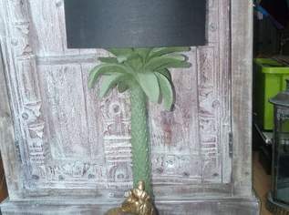 Lampe mit Zebra und Palme, 170 €, Haus, Bau, Garten-Geschirr & Deko in 7152 Pamhagen