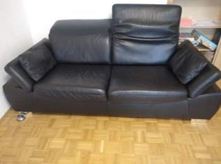 Sofa Lederschwarz 
