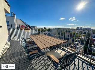 Lichtdurchflutete 3-Zimmer-Dachgeschoss-Maisonette mit großzügigen Terrassen & Panoramablick nahe Alte Donau, 575000 €, Immobilien-Wohnungen in 1220 Donaustadt Lichtdurchflutete 3-Zimmer-Dachgeschoss-Maisonette mit großzügigen Terrassen & Panoramablick nahe Alte Donau, 575000 €, Immobilien-Wohnungen in 1220 Donaustadt