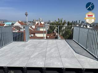 Superprojekt: ''Über den Baumwipfeln" TOP 52 mit PANORAMA-DACHTERRASSE & WIEN-BLICK, 679000 €, Immobilien-Wohnungen in 1100 Favoriten