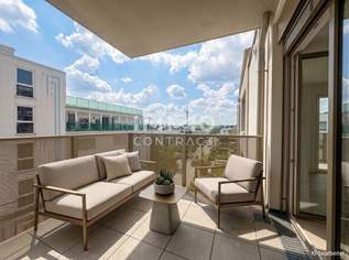 Sonnige 2-Zimmer-Balkonwohnung nahe Alte Donau mit Blick auf den Donauturm!, 338500 €, Immobilien-Wohnungen in 1210 Floridsdorf