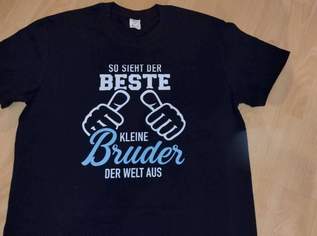 T-Shirt - Bester kleiner Bruder (Ungetragen), 15 €, Kleidung & Schmuck-Herrenkleidung in 1230 Liesing