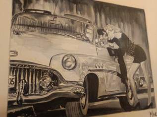 ACRYLBILDER-HANDGEMALT