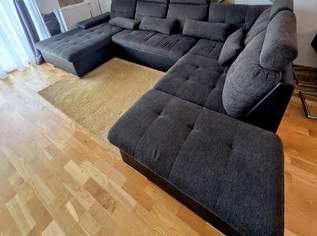 Sofa in U-form mit Schlaffunktion (abzuholen bis 12.06.25) Sofa in U-form mit Schlaffunktion (abzuholen bis 12.06.25)