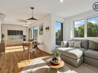 Erstbezug mit großer Terrasse & Klimaanlage – moderne 2-Zimmer-Wohnung nahe der U2-Aspernstraße, 0 €, Immobilien-Wohnungen in 1220 Donaustadt