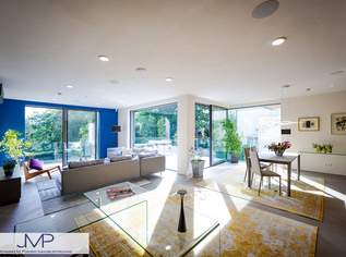 Modernes Luxusrefugium mit 5 Zimmern und großem Outdoor-Pool!, 2562000 €, Immobilien-Wohnungen in 1190 Döbling