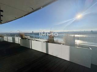 Außergewöhnlicher Balkon, Sonne fast den ganzen Tag, Ausblick wohin das Auge reicht: Neubau Erstbezug DANUBEFLATS, 0 €, Immobilien-Wohnungen in 1220 Donaustadt