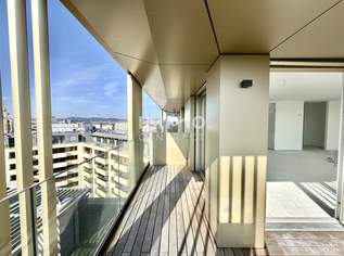 LAXURY Penthouse: 10. Floor at the Vienna Central Station - Commission-free, 1450000 €, Immobilien-Wohnungen in 1100 Favoriten