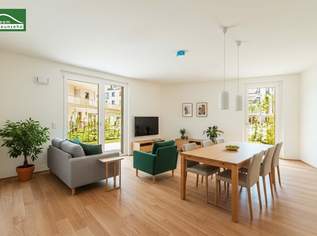 „Hirschfeld – Naturnah wohnen“ – Niedrig-Energie-Standard-Neubau in begehrter Grün-Ruhelage! - JETZT ZUSCHLAGEN, 424700.39 €, Immobilien-Wohnungen in 1210 Floridsdorf