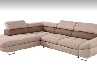 Ecksofa beige mit Ledereinsatz, 0 €, Haus, Bau, Garten-Möbel & Sanitär in 9560 Feldkirchen in Kärnten