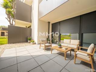 Stylische 2-Zimmer-Gartenwohnung mit Terrasse – urban & grün zugleich, 315500 €, Immobilien-Wohnungen in 1220 Donaustadt