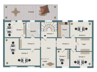 6-Zimmer-Wohnung (Büro) in Gleisdorf!, 295000 €, Immobilien-Gewerbeobjekte in 8200 Gleisdorf