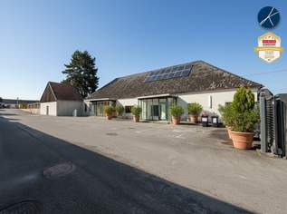 Firmensitz / Betriebsobjekt mit 320m² Büros, 400m² Hallen/Garagen & 750m² Lagerplatz, 5200 €, Immobilien-Gewerbeobjekte in 3500 Am Steindl