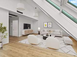++ LUXUS IM HERZEN DER STADT ++ Dachgeschossloft mit FREIFLÄCHEN, 1760000 €, Immobilien-Wohnungen in 1070 Neubau