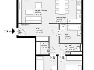 WOHNSTART MIT BONUS - 2 MONATE MIETFREI | WOHNEN AUF ZWEI EBENEN | 3-ZIMMERWOHNUNG MIT LOGGIA, 1022.59 €, Immobilien-Wohnungen in 8020 
