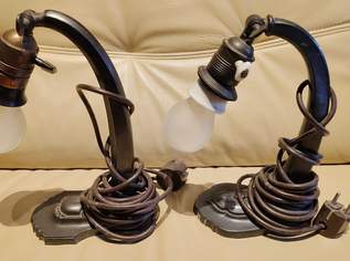2 Jugendstil Tischlampen