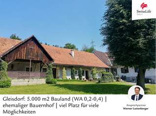 Gleisdorf: 5.000 m2 Bauland (WA 0,2-0,4) | ehemaliger Bauernhof | viel Platz für viele Möglichkeiten, 679000 €, Immobilien-Grund und Boden in 8200 Gleisdorf