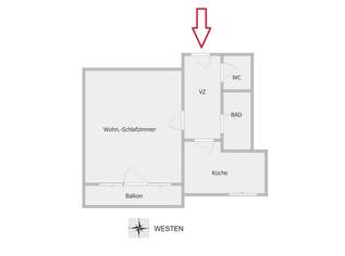 I N V E S T I T I O N in Top Lage!! U6 in 2 Minuten!, 199000 €, Immobilien-Wohnungen in 1060 Mariahilf