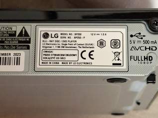 LG Blueray Player LG Blueray Player