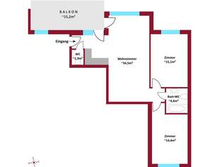 JETZT NOCH WÜNSCHE EINBRINGEN! Neubau/Erstbezug I Balkon I Schlüsselfertig I Luftwärmepumpe inkl. Kühlung, 499000 €, Immobilien-Wohnungen in 1100 Favoriten